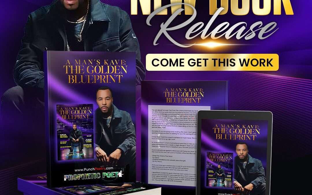 A Kave Man The Golden Blueprint by The Prophetic Poet – a powerful Christian poetry and purpose book guiding readers through faith, growth, and transformation.