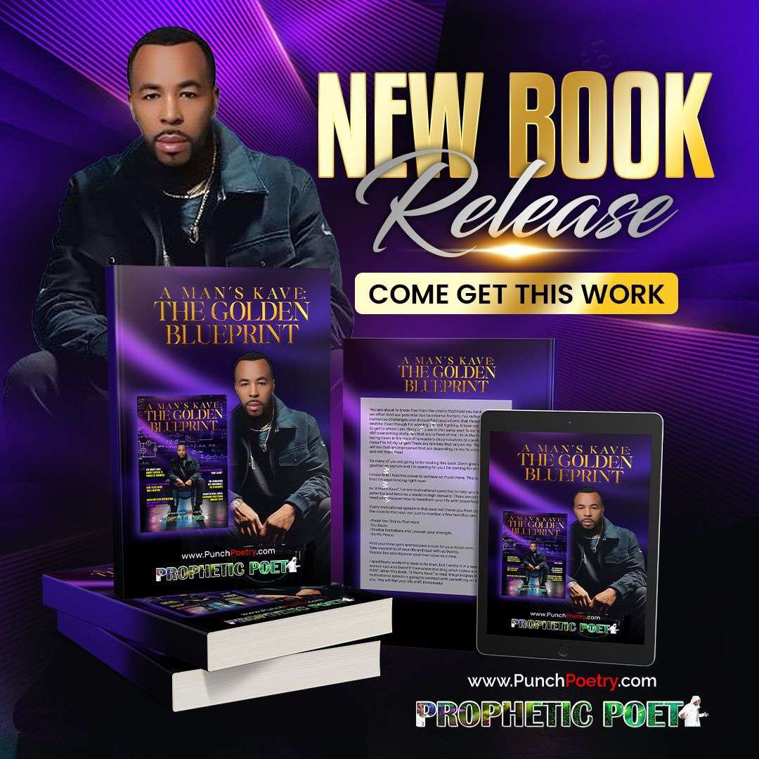A Kave Man The Golden Blueprint by The Prophetic Poet – a powerful Christian poetry and purpose book guiding readers through faith, growth, and transformation.