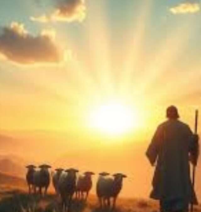 Spiritual poetry about faith and trust bringing peace and connection to God.