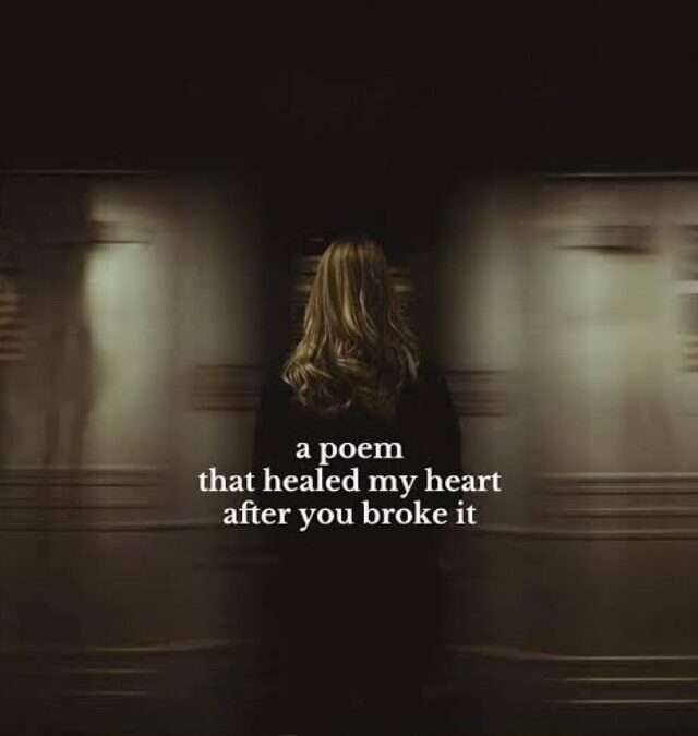 Healing after heartbreak poetry book open with pen and paper symbol of self-discovery