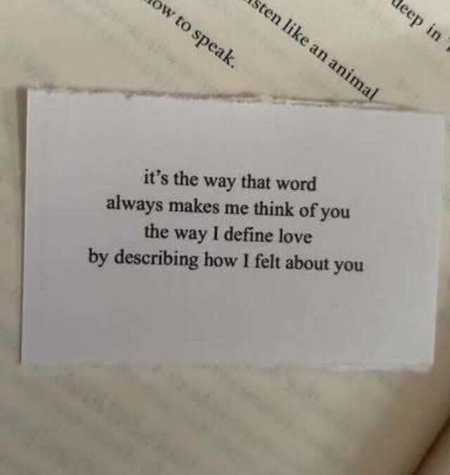 Notebook with handwritten morning gratitude poem beside a cup of tea