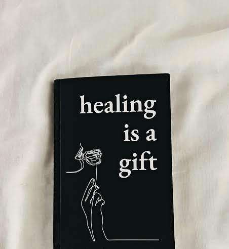 Book of healing poetry with verses about peace and hope